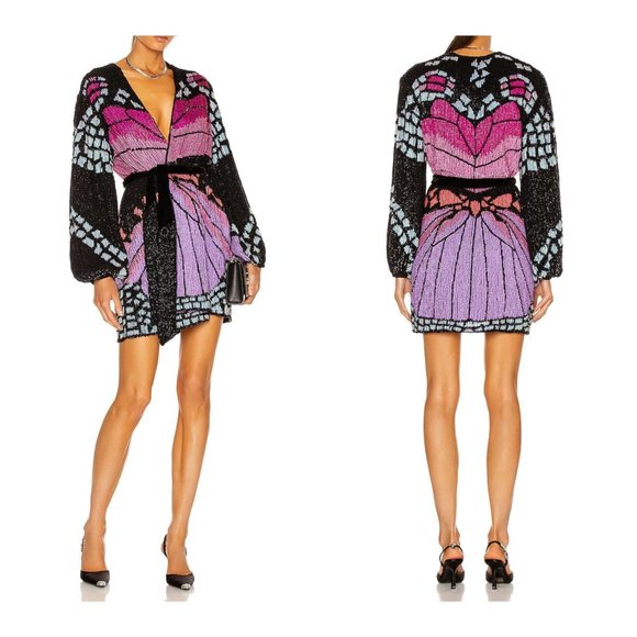 Retrofete Gabrielle Robe in Butterfly - Picture 11 of 11